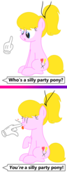 Size: 1655x4323 | Tagged: safe, artist:sny-por, oc, oc only, oc:lola balloon, earth pony, pony, :o, :p, :t, boop, cute, eyes closed, female, gloves, hand, heart, looking at something, mare, ocbetes, open mouth, ponytail, raised hoof, scrunchy face, silly, silly pony, simple background, sitting, smiling, solo focus, speech bubble, text, tongue out, transparent background