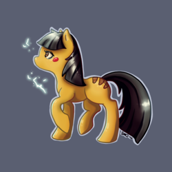 Size: 3000x3000 | Tagged: safe, artist:bean-sprouts, pikachu, crossover, high res, pokémon, ponified, simple background, solo