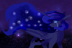 Size: 3600x2400 | Tagged: safe, artist:uunicornicc, princess luna, g4, crying, female, high res, sad, solo