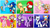 Size: 1920x1080 | Tagged: safe, artist:mafilix, applejack, fluttershy, pinkie pie, rainbow dash, rarity, twilight sparkle, alicorn, pony, g4, crossover, male, mane six, miles "tails" prower, not shipping, sonic team, sonic the hedgehog, sonic the hedgehog (series), twilight sparkle (alicorn)