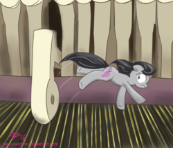 Size: 840x720 | Tagged: safe, artist:halflingpony, octavia melody, earth pony, pony, g4, female, hammer, micro, musical instrument, newbie artist training grounds, piano, solo, strings