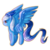 Size: 3000x3000 | Tagged: safe, artist:bean-sprouts, articuno, crossover, high res, pokémon, ponified, simple background, solo, transparent background