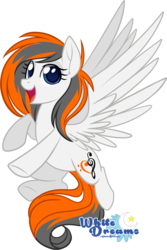 Size: 2036x3045 | Tagged: safe, artist:xwhitedreamsx, oc, oc only, oc:rainy sky, pegasus, pony, high res, simple background, solo, transparent background