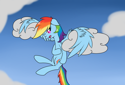 Size: 1544x1050 | Tagged: safe, artist:zogzor, rainbow dash, g4, female, newbie artist training grounds, solo