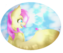 Size: 4893x4092 | Tagged: safe, artist:illustrativeauthor, fluttershy, butterfly, g4, absurd resolution, spread wings