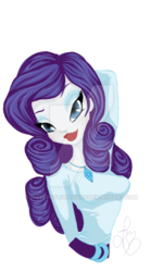 Size: 400x667 | Tagged: safe, artist:littlestlightshop, rarity, equestria girls, g4, female, solo