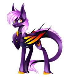 Size: 2561x2882 | Tagged: safe, artist:scarlet-spectrum, oc, oc only, oc:nightmare prankster, bat pony, pony, high res, simple background, solo, transparent background