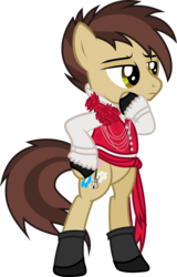 Size: 764x1196 | Tagged: safe, artist:lightningbolt, derpibooru exclusive, earth pony, pony, g4, .svg available, a fever you can't sweat out, bipedal, clothes, femboy, flower, male, panic! at the disco, ponified, rose, ryan ross, shoes, show accurate, simple background, socks, solo, stallion, svg, transparent background, vector, vest