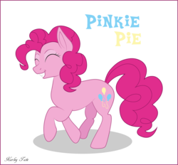 Size: 1114x1034 | Tagged: safe, artist:faunafay, pinkie pie, g4, female, grin, smiling, solo