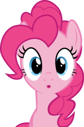 Size: 6073x9132 | Tagged: safe, artist:twls7551, pinkie pie, g4, absurd resolution, female, looking at you, simple background, solo, transparent background, vector