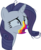 Size: 2611x3182 | Tagged: safe, artist:sketchmcreations, rarity, pony, unicorn, 28 pranks later, g4, my little pony: friendship is magic, cookie zombie, female, high res, horn, mare, messy mane, open mouth, rainbow muzzle, simple background, solo, transparent background, vector