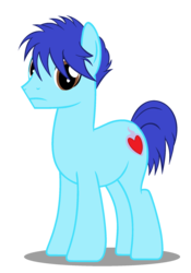 Size: 1477x2111 | Tagged: safe, artist:clover-snow, pony, date a live, itsuki shido, ponified, solo