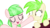 Size: 1360x768 | Tagged: safe, artist:berrypunchrules, cherry crash, drama letter, watermelody, equestria girls, g4, background human, boop, duo, equestria girls ponified, ponified, simple background, transparent background