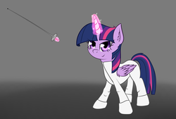 Size: 1358x919 | Tagged: safe, artist:zogzor, twilight sparkle, alicorn, pony, g4, female, fencing, newbie artist training grounds, solo, twilight sparkle (alicorn)