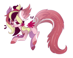 Size: 1024x819 | Tagged: safe, artist:mizuunie, oc, oc only, oc:faunna, original species, solo