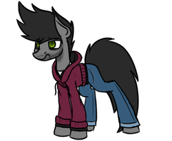 Size: 2200x1800 | Tagged: safe, artist:nekro-led, oc, oc only, oc:nekro led, clothes, ponysona, solo