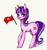 Size: 937x998 | Tagged: safe, artist:vetallie, starlight glimmer, pony, unicorn, g4, equal cutie mark, female, flag, implied communism, mare, s5 starlight, solo, stalin glimmer, vietnam