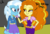 Size: 1461x1000 | Tagged: safe, artist:ktd1993, adagio dazzle, trixie, equestria girls, g4, female, lesbian, ship:triagio, shipping