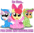 Size: 3100x3000 | Tagged: safe, artist:spellboundcanvas, apple bloom, scootaloo, sweetie belle, g4, adorabloom, bronybait, clothes, cute, cutealoo, cutie mark crusaders, diasweetes, footed sleeper, high res, imma snuggle you, pajamas