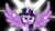 Size: 1280x720 | Tagged: safe, twilight sparkle, alicorn, pony, g4, angry, female, pun, solo, sparkles, sparkling, spread wings, twilight sparkle (alicorn), visual pun