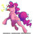 Size: 1024x1031 | Tagged: safe, artist:nintala, pinkie pie, earth pony, pony, g4, eyes closed, female, mare, simple background, solo, white background