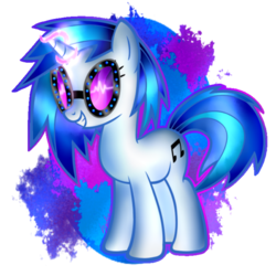 Size: 1024x1024 | Tagged: safe, artist:absolitedisaster08, dj pon-3, vinyl scratch, pony, unicorn, g4, female, mare, solo