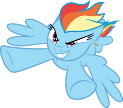 Size: 5000x4402 | Tagged: safe, artist:dashiesparkle, rainbow dash, g4, stranger than fan fiction, .svg available, absurd resolution, female, ponyscape, simple background, solo, transparent background, vector