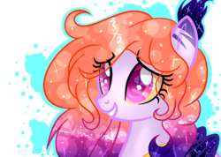 Size: 963x687 | Tagged: safe, artist:frostythepegasus, oc, oc only, oc:evening blaze, original species, base used, bust, portrait