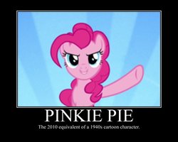 Size: 750x600 | Tagged: safe, screencap, pinkie pie, earth pony, pony, g4, female, meme, motivational poster, solo