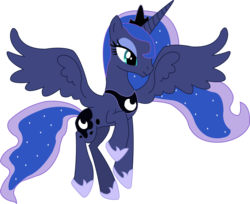 Size: 1310x1067 | Tagged: safe, artist:sketchmcreations, princess luna, g4, female, simple background, solo, transparent background, vector