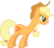 Size: 8277x7259 | Tagged: safe, artist:tim015, applejack, g4, the ticket master, absurd resolution, female, long neck, simple background, solo, transparent background, vector