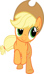 Size: 7159x12000 | Tagged: safe, artist:krazy3, applejack, fall weather friends, g4, .svg available, absurd resolution, female, inkscape, simple background, solo, transparent background, vector