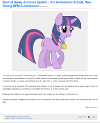 Size: 641x789 | Tagged: safe, twilight sparkle, equestria daily, g4, meta, text