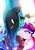 Size: 1358x1920 | Tagged: safe, artist:rariedash, princess cadance, queen chrysalis, alicorn, changeling, changeling queen, pony, a canterlot wedding, g4, my little pony: friendship is magic, angry, duo, duo female, fangs, female, glare, mare, open mouth