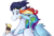 Size: 2200x1500 | Tagged: safe, artist:monnarcha, rainbow dash, soarin', pony, g4, 30 day otp challenge, female, food, ice cream, licking, male, ship:soarindash, shipping, simple background, straight, tongue out, transparent background