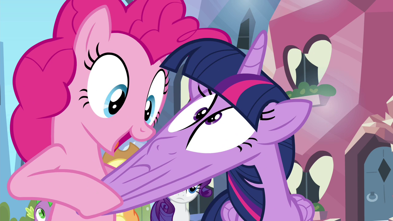 #1229381 - safe, screencap, applejack, pinkie pie, rarity, spike ...