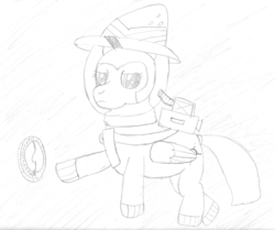 Size: 2020x1687 | Tagged: safe, artist:2shyshy, daring do, g4, astronaut, female, monochrome, newbie artist training grounds, solo, space, spacesuit