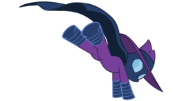 Size: 3000x1746 | Tagged: safe, artist:bl1ghtmare, mare do well, g4, the mysterious mare do well, bucking, simple background, solo, transparent background, vector