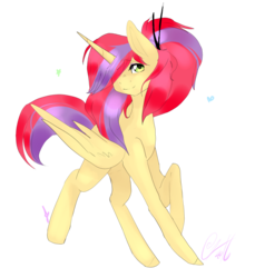 Size: 1198x1308 | Tagged: safe, artist:reimbowkawaii97, oc, oc only, alicorn, pony, alicorn oc, solo