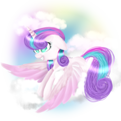 Size: 1000x1000 | Tagged: safe, artist:rena-mlp-999, princess flurry heart, pony, g4, female, solo