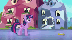 Size: 500x281 | Tagged: safe, screencap, princess cadance, twilight sparkle, alicorn, pony, g4, the times they are a changeling, animated, butt shake, dancing, discovery family logo, duo, female, hug, sisters-in-law, sunshine sunshine, twilight sparkle (alicorn)