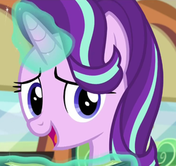 Size: 507x476 | Tagged: safe, screencap, starlight glimmer, pony, g4, the times they are a changeling, female, mare, solo