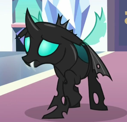 Size: 397x383 | Tagged: safe, screencap, thorax, changeling, g4, the times they are a changeling, male, sad, solo