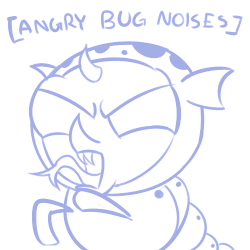 Size: 500x500 | Tagged: safe, artist:creepycurse, thorax, changeling, changeling larva, g4, the times they are a changeling, angry, animated, blergh, descriptive noise, frown, glare, grub, larva, male, meme, monochrome, open mouth, simple background, solo, tongue out, white background