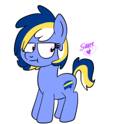 Size: 2000x2000 | Tagged: safe, artist:saveraedae, oc, oc only, oc:rebel rider, annoyed, high res, simple background, solo, transparent background