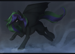 Size: 2000x1451 | Tagged: safe, artist:orfartina, oc, oc only, oc:flysoul dragon, dracony, dragon, hybrid, pony, solo