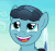 Size: 518x486 | Tagged: safe, screencap, crystal hoof, thorax, changeling, crystal pony, pony, g4, the times they are a changeling, cropped, disguise, disguised changeling, faic, gif, happy, male, non-animated gif, smiling, solo