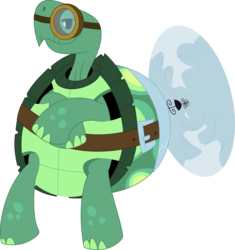 Size: 3359x3577 | Tagged: safe, artist:porygon2z, tank, reptile, tortoise, g4, high res, male, simple background, solo, transparent background, vector