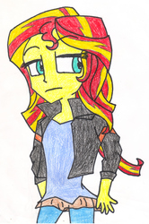 Size: 1836x2762 | Tagged: safe, artist:sapphire42, sunset shimmer, equestria girls, g4