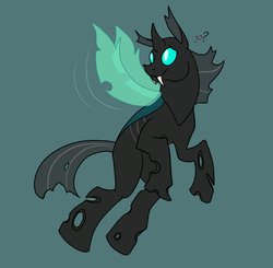 Size: 960x940 | Tagged: safe, artist:shazuku, thorax, changeling, g4, my little pony: friendship is magic, the times they are a changeling, heart, male, solo